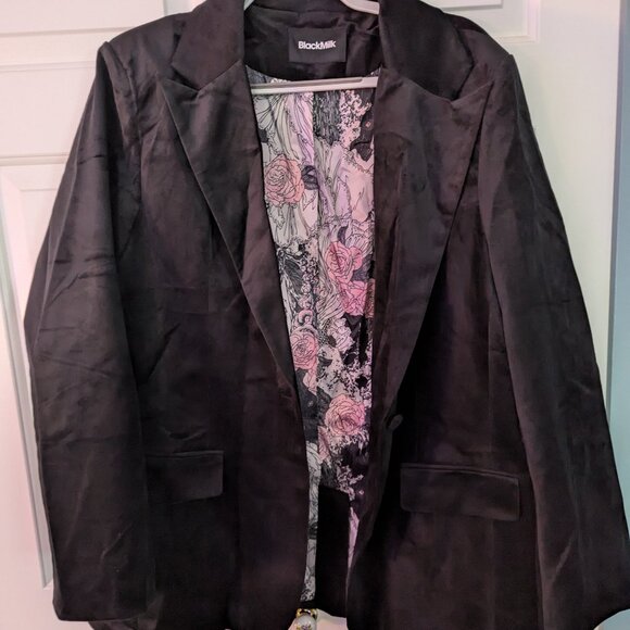 Black Milk black velvet blazer - Picture 1 of 4